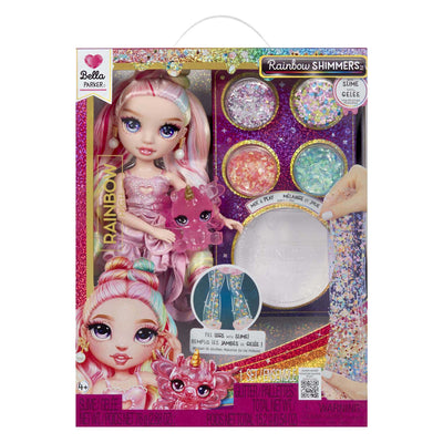 Mga Entertainment Rainbow High Rainbow schimmert mit Schleim-Modepuppe Bella (Rosa)