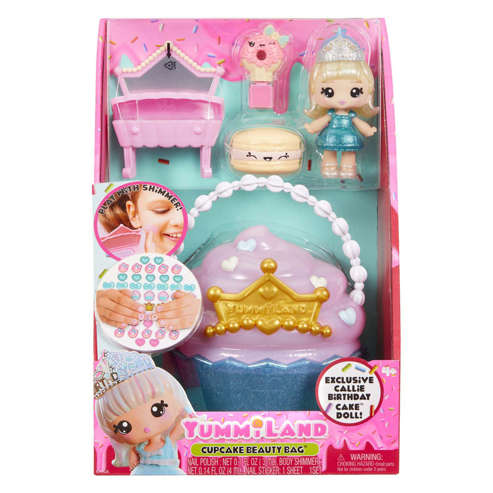 Beauty-Bag-Spielset und Lipgloss-Puppe – Cupcake