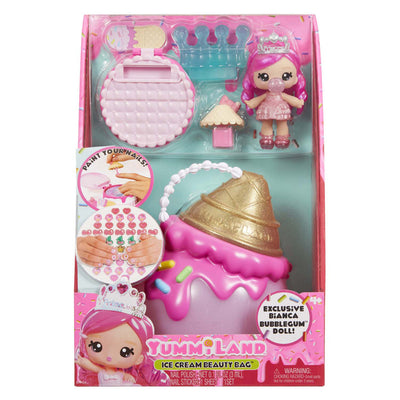 Yummiland Beauty Bag Playset + Lip Gloss Doll Ice Cream Beauty Bag