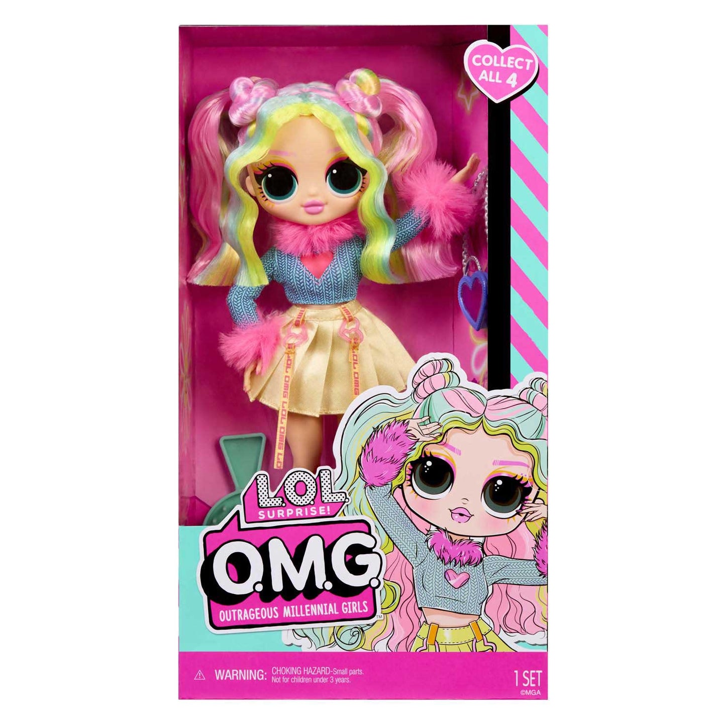 Mga Unterhaltung lol. Überraschung OMG Eintrag Puppe Bubblegum D.j.