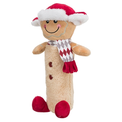 Trixie Weihnachten Gingerkoekman mit einer Flasche Plüsch