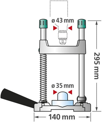 Wolfcraft Wolfcraft Mobile Drill Stand Tecmobil 4522000