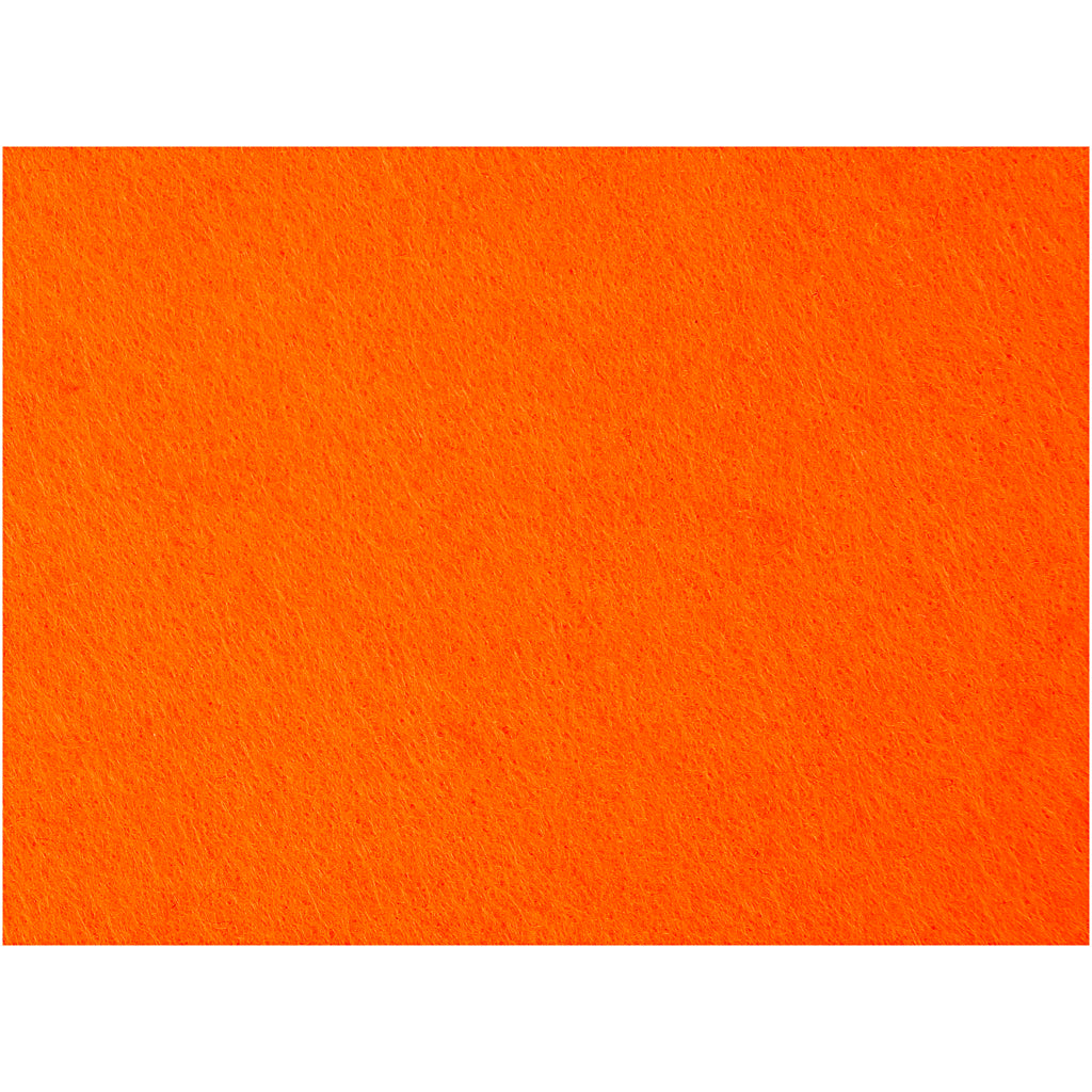Creativ Company Hobbyfilz, Blatt 42x60 cm, Stärke 3 mm, orange, 1 Blatt