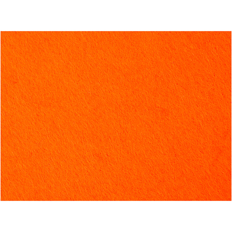 Creativ Company Hobbyfilz, Blatt 42x60 cm, Stärke 3 mm, orange, 1 Blatt