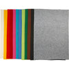 Creativ Company Hobbyfilz, Blatt 42x60 cm, Stärke 3 mm, verschiedene Farben, 12 verschiedene Blätter 1 Karton