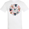T-Shirt Hallo Sommerkatzen weiß
