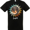 T-Shirt Dachshund schwarz