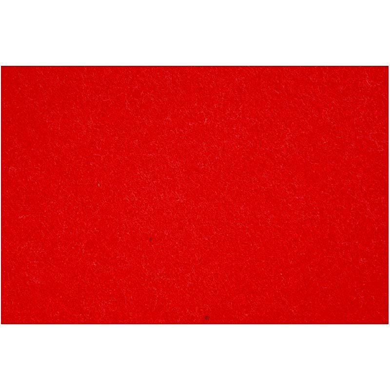 Creativ Company Hobbyfilz, Blatt 42x60 cm, Stärke 3 mm, rot, 1 Blatt