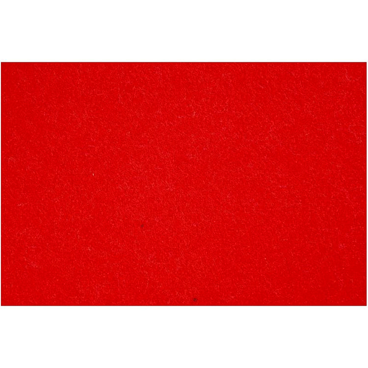 Creativ Company Hobbyfilz, Blatt 42x60 cm, Stärke 3 mm, rot, 1 Blatt