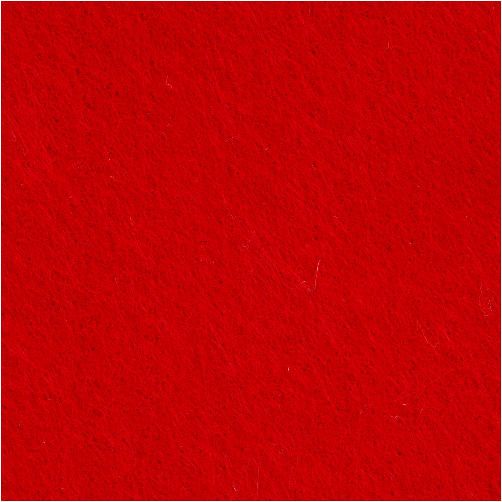 Creativ Company Hobbyfilz, Blatt 42x60 cm, Stärke 3 mm, rot, 1 Blatt