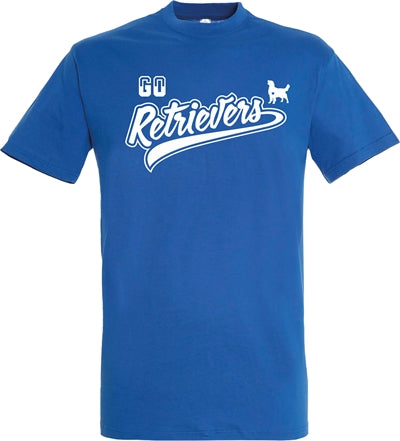 T-Shirt Go Retriever blau