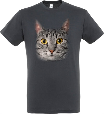 T-Shirt Grey Cat Grey