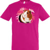 T-Shirt-Meerschweinchen-Fuchsia