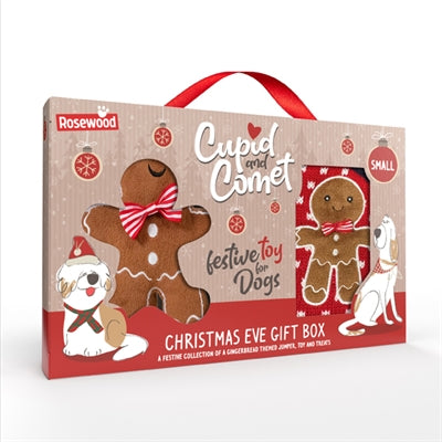 Cupid Comet Heiligabend Geschenkpack mit Pullover Spielzeugsnacks