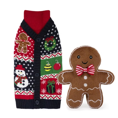 Cupid Comet Heiligabend Geschenkpack mit Pullover Spielzeugsnacks