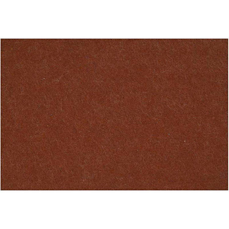 Creativ Company Hobbyfilz, Blatt 42x60 cm, Stärke 3 mm, braun, 1 Blatt
