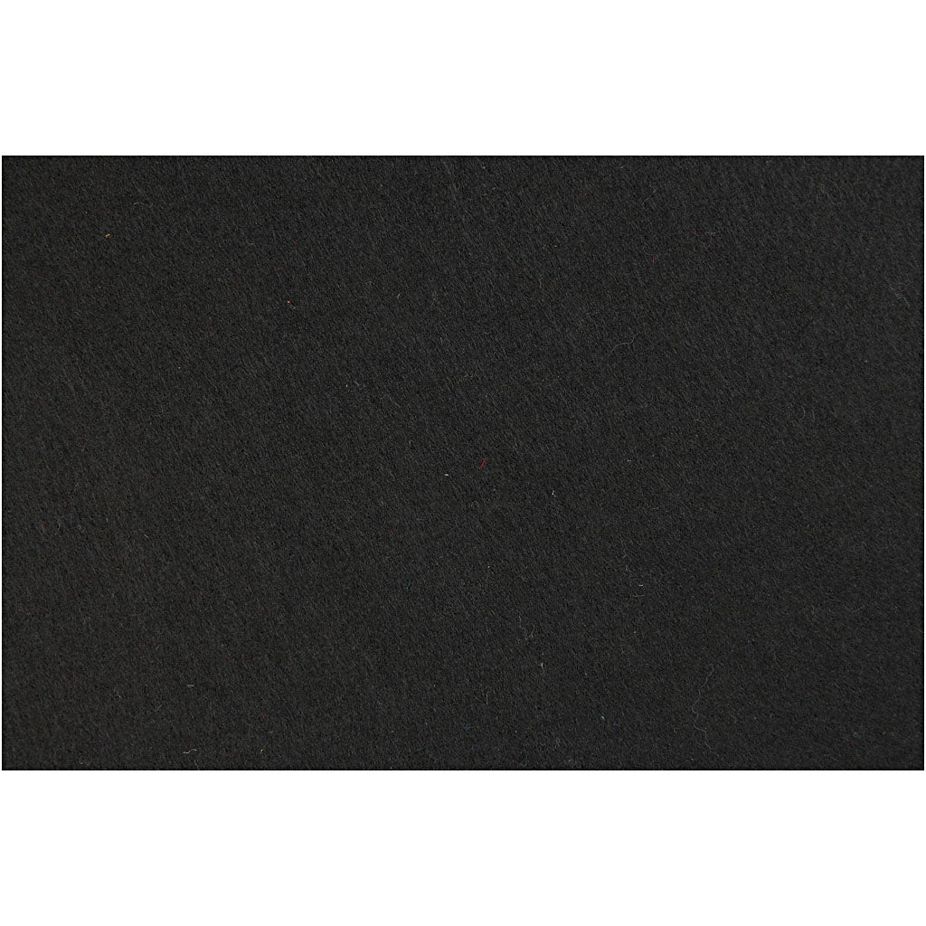 Creativ Company Hobbyfilz, Blatt 42x60 cm, Stärke 3 mm, schwarz, 1 Blatt