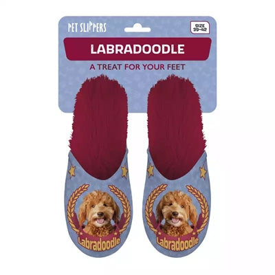 Slippel Labradoodle Lila Rot
