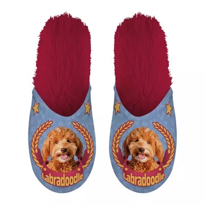 Slippel Labradoodle Lila Rot