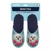 Slipper Shih Tzu hellblau dunkelblau