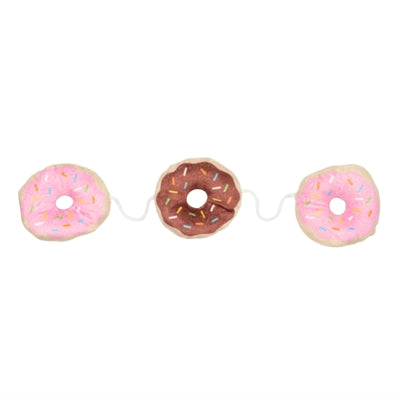 Fuzzyard Fuzzyard 3 Donuts am Seil mit Catnip Plüsch