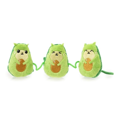 Fuzzyard -Avocatos am Seil mit Catnip Plüsch