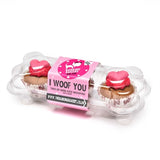 Die barkende Bäckerei die barkende Bäckerei Ich habe dich Valentine Mini Iced Woofins Trio Assorti ab - afbeelding 3