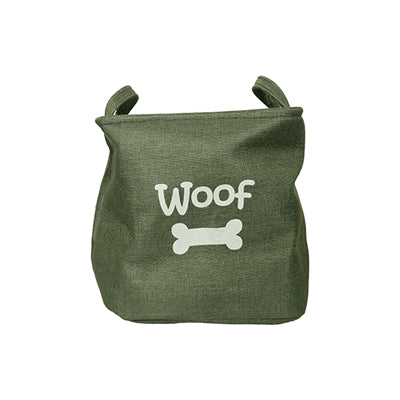 Rosenholz -Leinwand Spielzeugkorb woof Forest Green