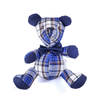 Rosenholz Blaubeerbärblau kariert blau