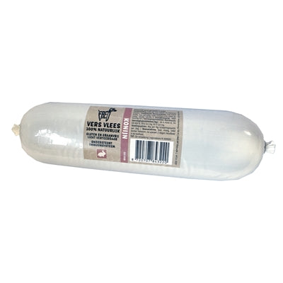Freds gedämpfte frische Fleischwurst -Kaninchenkorn und Gluten -frei