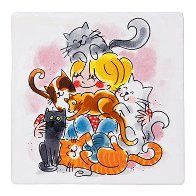 Blond Amsterdam Tegel Katze