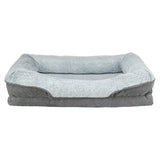 Trixie Vital Hundekorb Lino Angular Grey Hellgrau - afbeelding 1