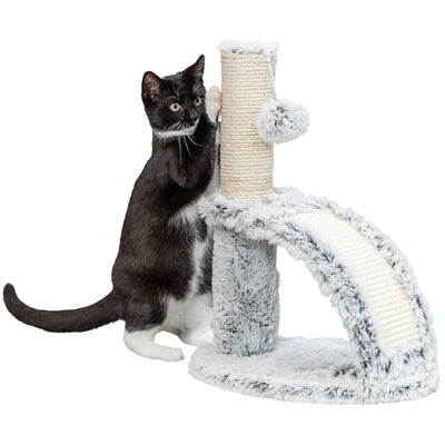 Trixie Junior Kratzerpost Harvey mit Pinsel Weiß Schwarz