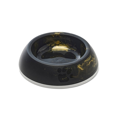 Savic Food Bowl Kat Delice Marmor Schwarz Gold