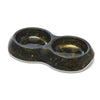 Savic Food Bowl Delice Double Marmor Schwarz Gold
