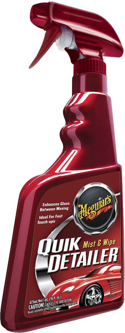 Meguiar's Meguiar's Quik Detailer 473 ml – schneller Auto-Detailer – entfernt Staub und Wassertröpfchen – für die Pflege des Glanzlacks