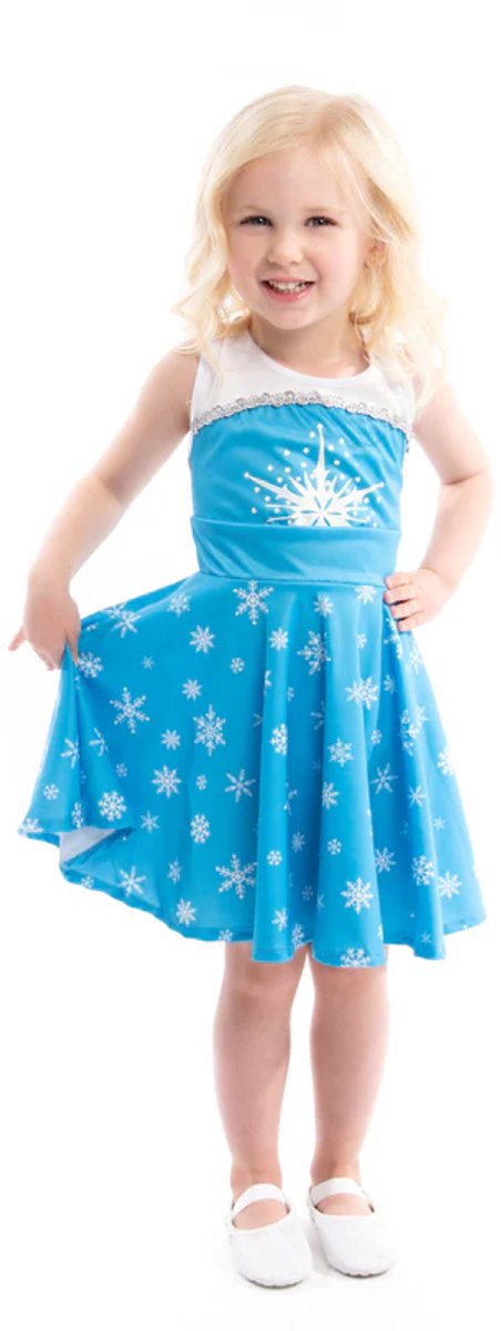 Kleine Abenteuer – Eiswirbelkleid – Größe 116-122