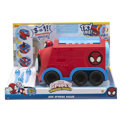 Jazwares Marvel Spinnennetz-Spinntransporter