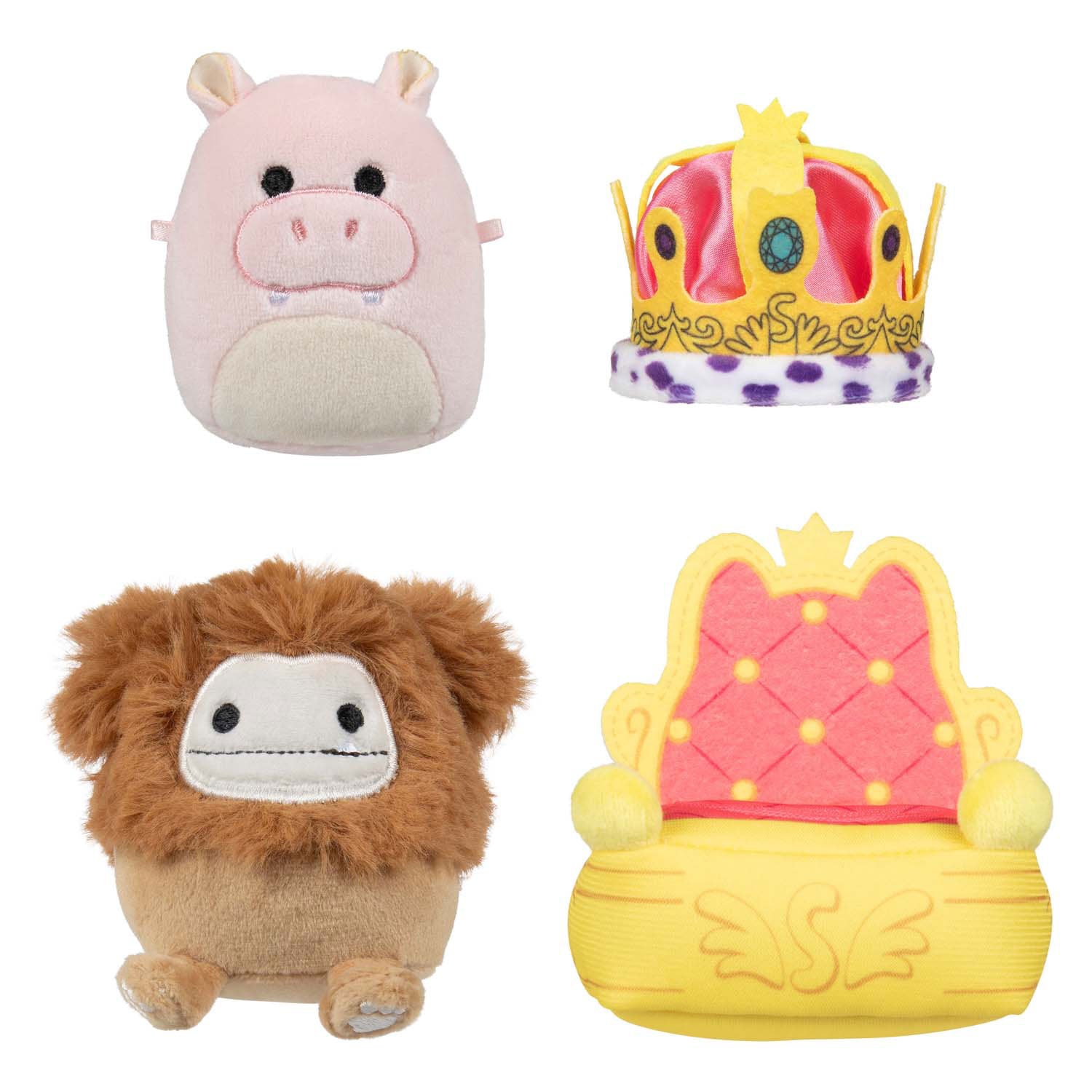 Squishmallows kuschelige Plüsch-Mikromallows – Paradeschwimmer, 4 Stk.