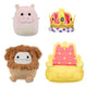 Squishmallows kuschelige Plüsch-Mikromallows – Paradeschwimmer, 4 Stk.