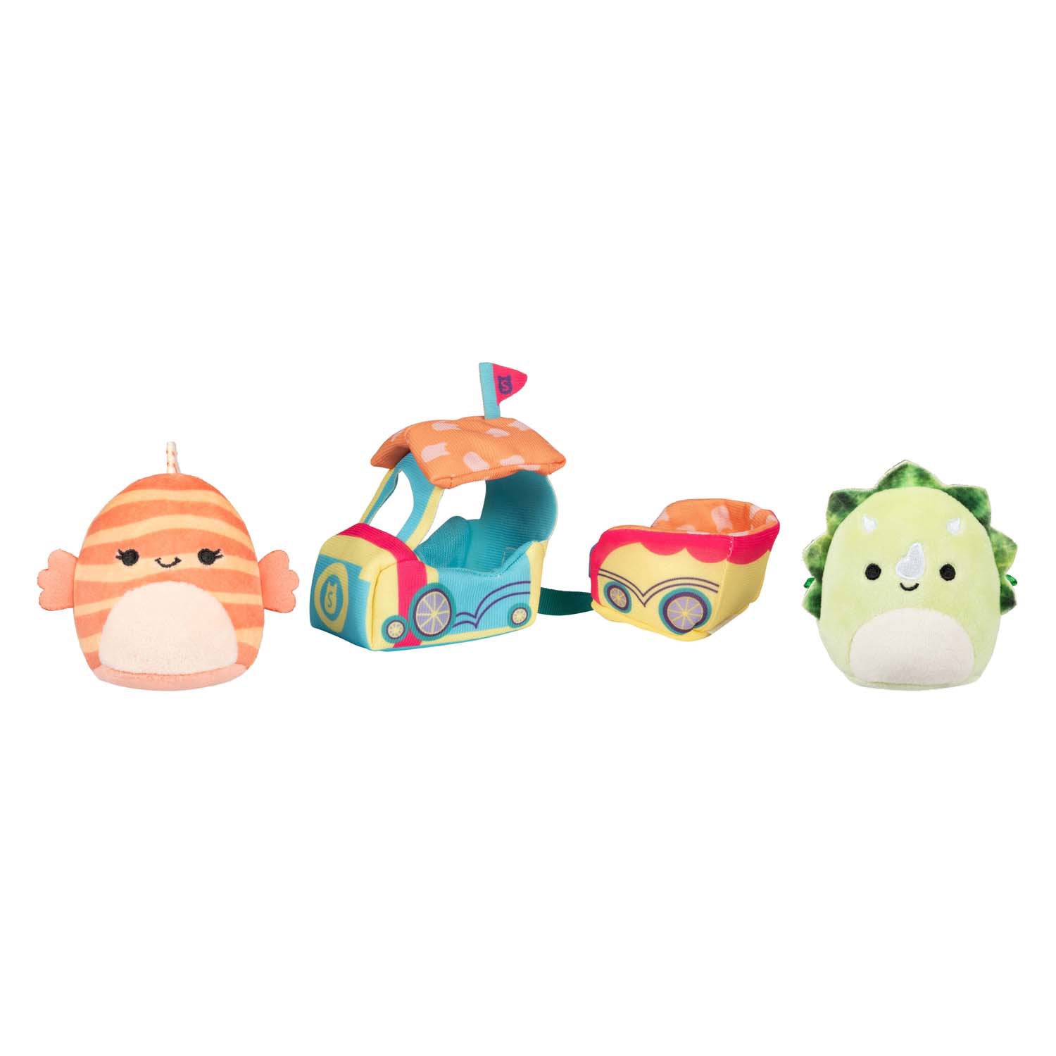 Squishmallows Kuscheltier Plüsch Micromallows - Ticket to Ride, 4 Stk.