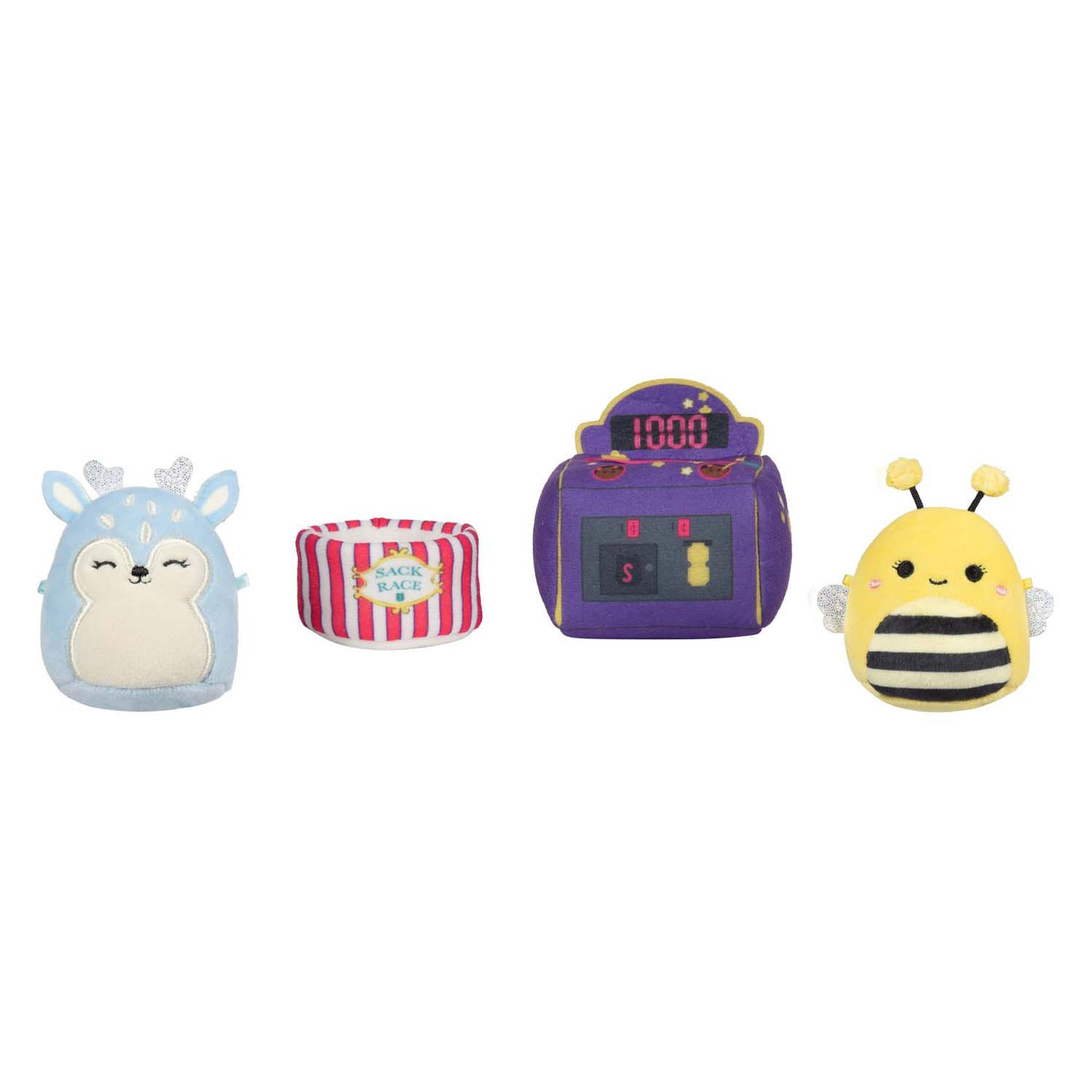 Squishmallows Kuscheltier Plüsch Micromallows - Game On, 4 Stk.