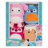Squishmallows Kuscheltier Plüsch – Micromallows Chanel, Brina, Lucia, Tenise, 4er-Pack