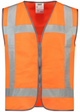 Sicherheitsweste rws orange Reißverschluss XL