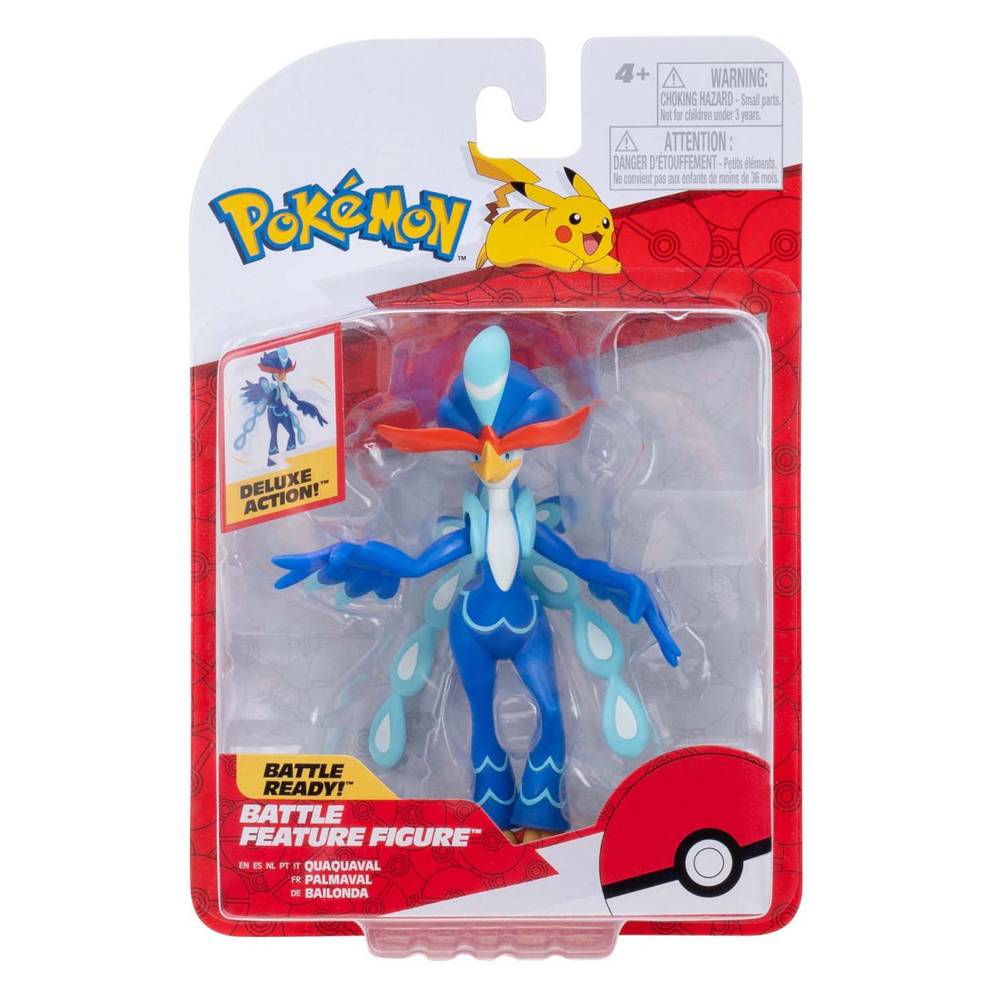 Pokémon Battle Figur Quaquaval 12 cm
