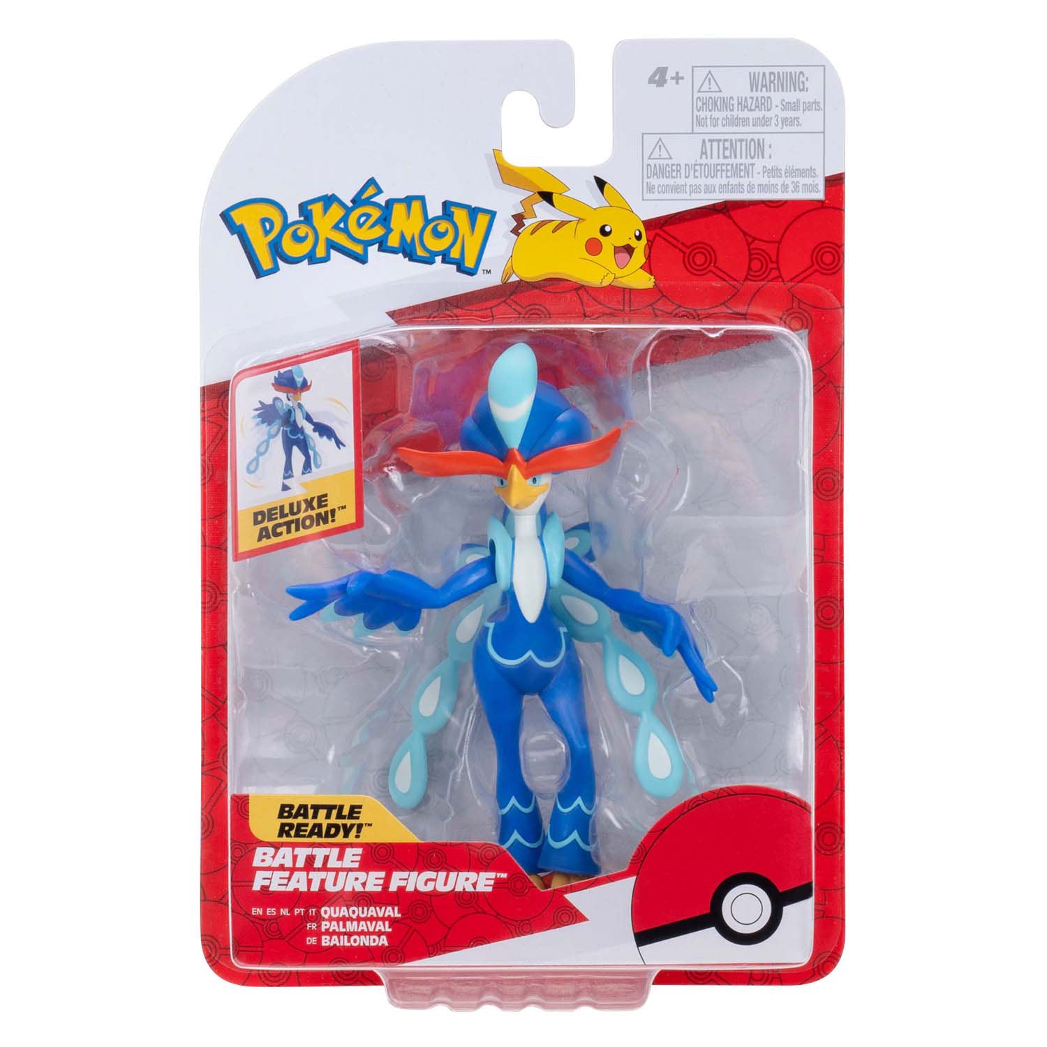 Pokémon Battle Figur Quaquaval 12 cm
