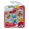 Jazwares Pokémon-Kampffigur – Axew, Frogadier Torkoal