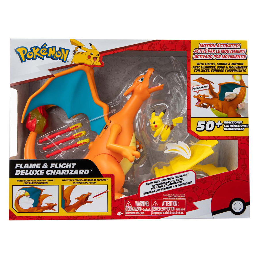 Jazwares Pokémon – Flame Flight Deluxe Charizard