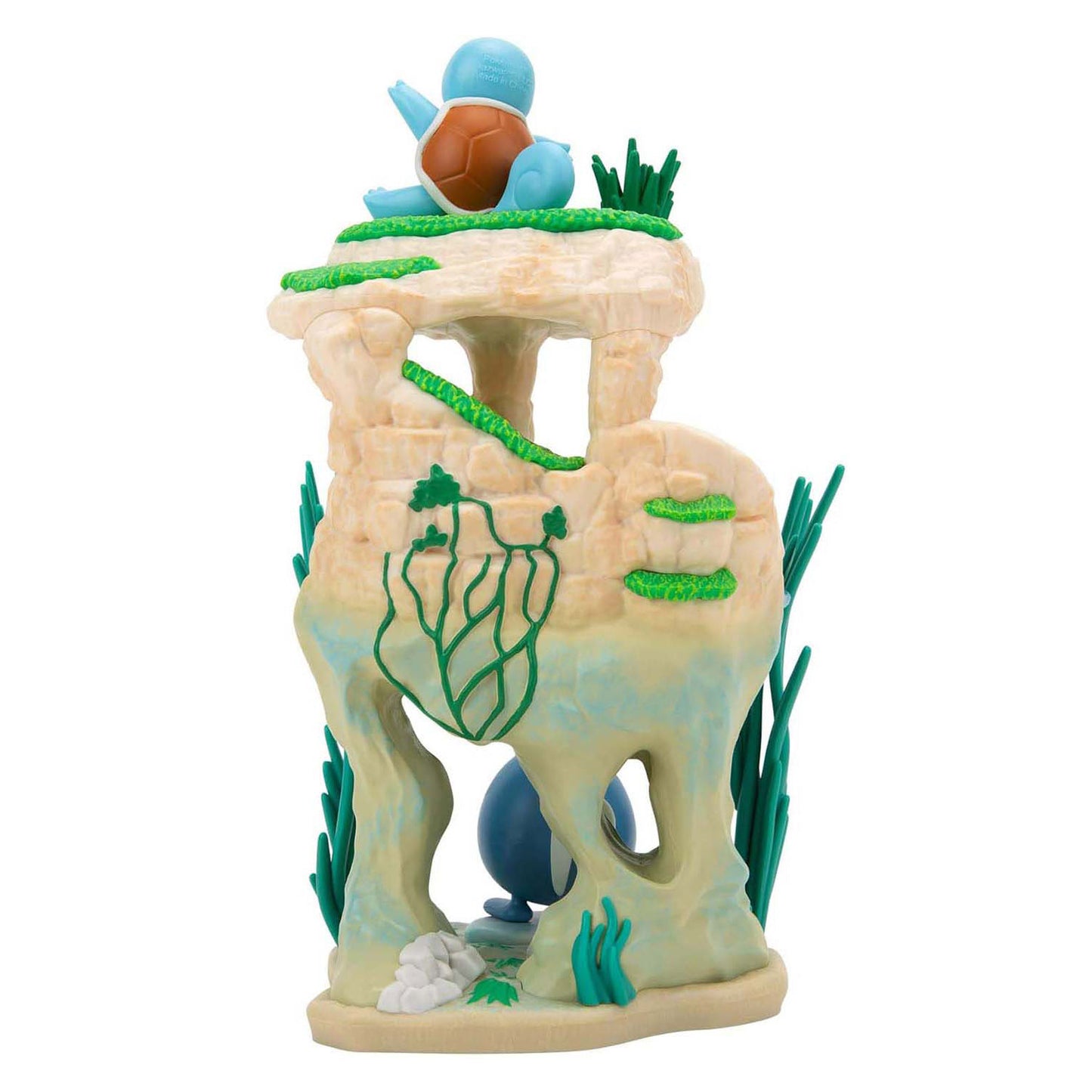 Jazwares Pokémon-Umgebungsfigurenset – Poliwag Squirtle