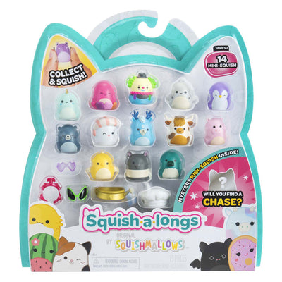 Squishmallows - Squish-A-Longs-Spielfiguren, 14-tlg.